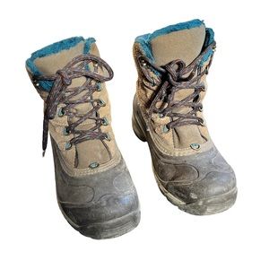 The North Face Boots Outdoor Hiking Winter Fleece Lined Laced Up Ankle Hiker 7